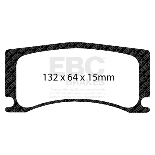 EBC DP42112R product-specific pad shape illustration
