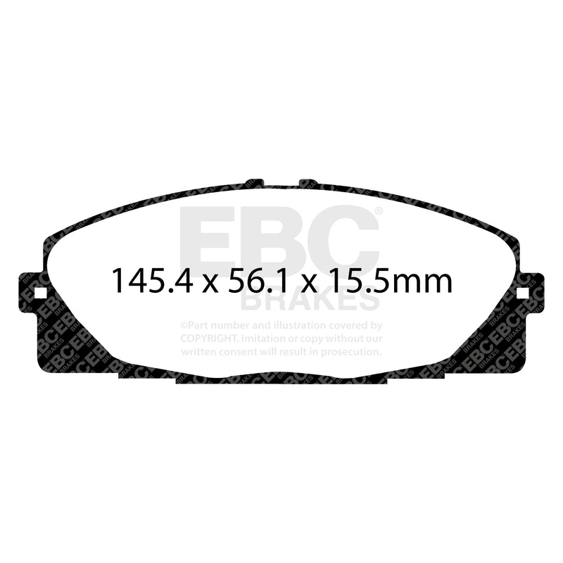 EBC DPX2114 product-specific pad shape illustration