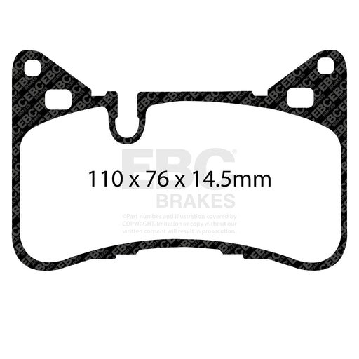 EBC DP42117R product-specific pad shape illustration