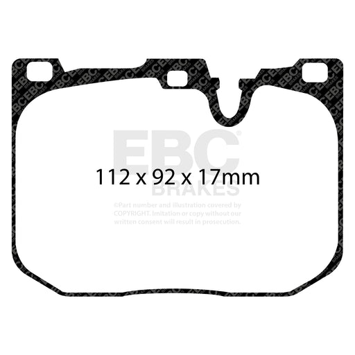 EBC DP82130RPX product-specific pad shape illustration