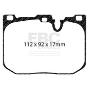 EBC DP32130C product-specific pad shape illustration