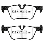 EBC DP32132C product-specific pad shape illustration