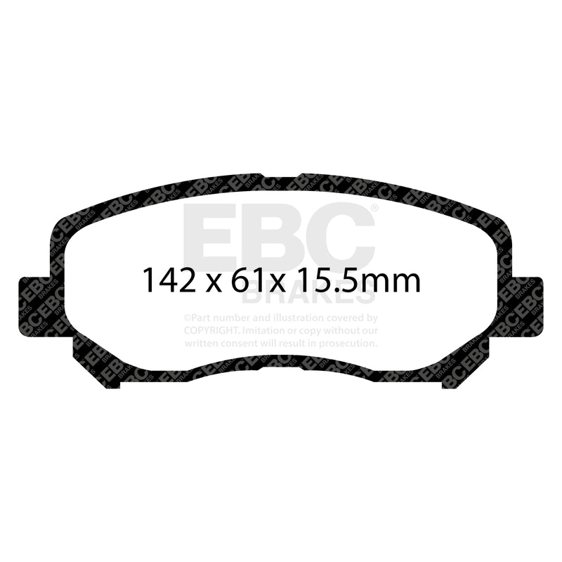 EBC DP42134R product-specific pad shape illustration