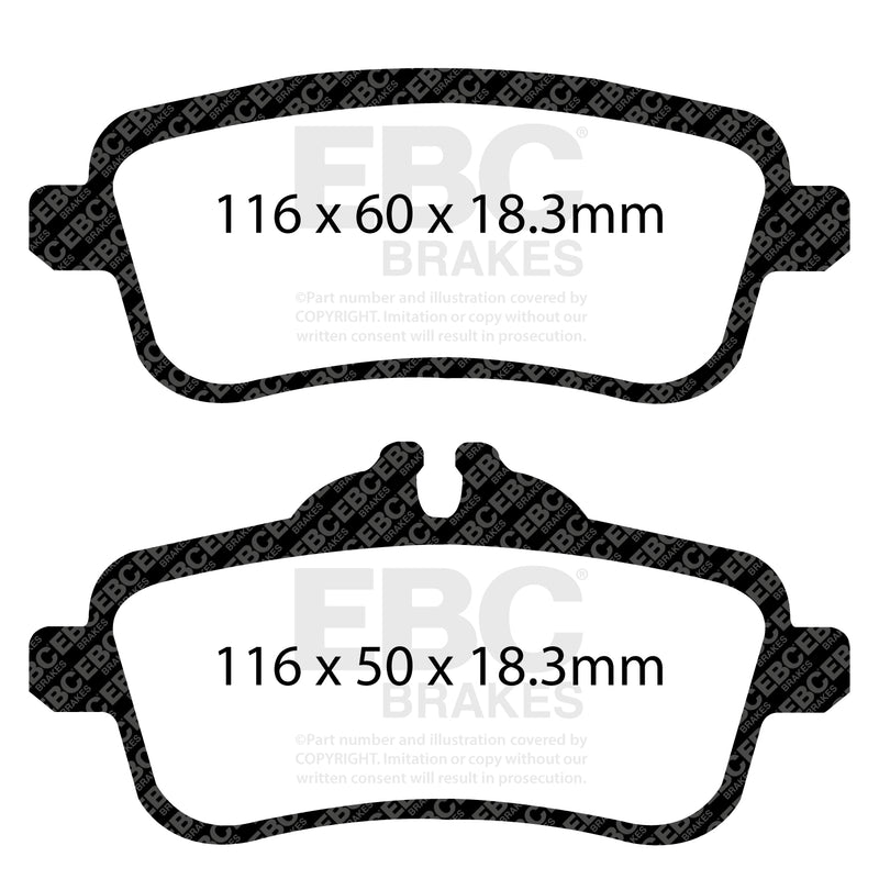 EBC DP62137 product-specific pad shape illustration