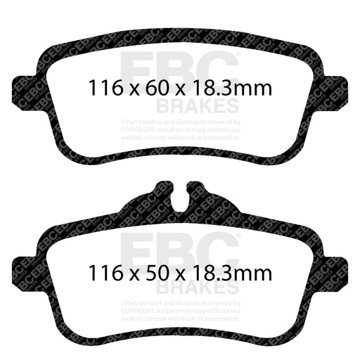 EBC DPX2137 product-specific pad shape illustration