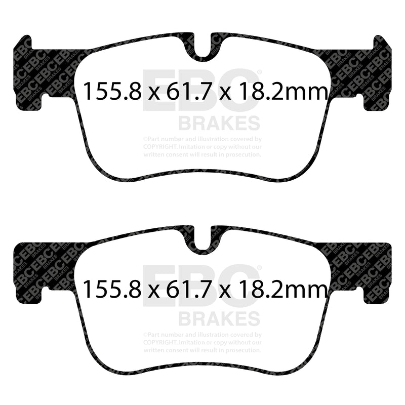 EBC DP22143 product-specific pad shape illustration