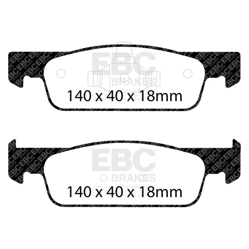 EBC DP42146R product-specific pad shape illustration