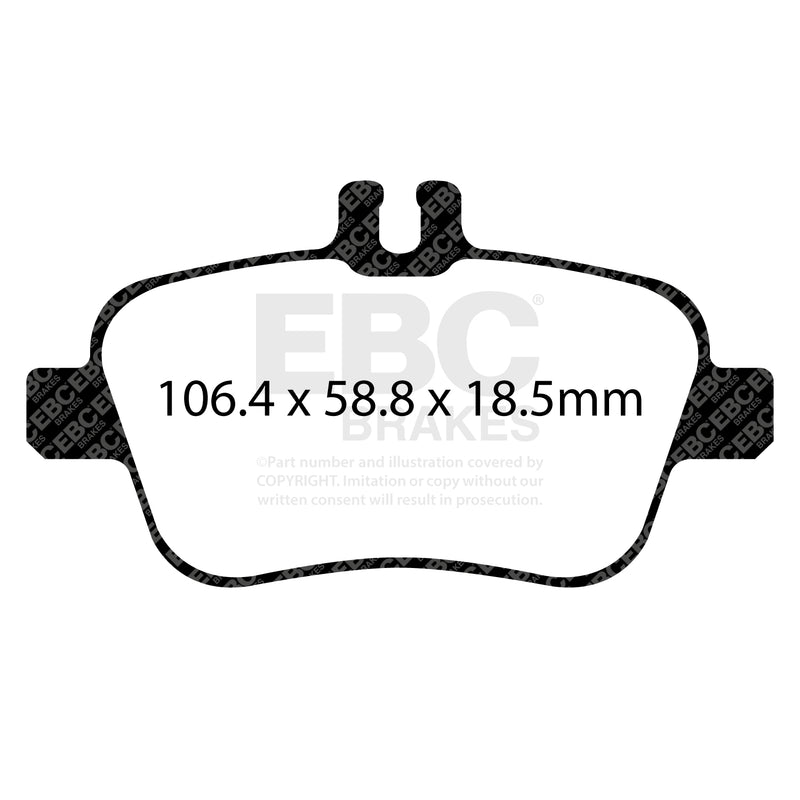 EBC DP32157C product-specific pad shape illustration