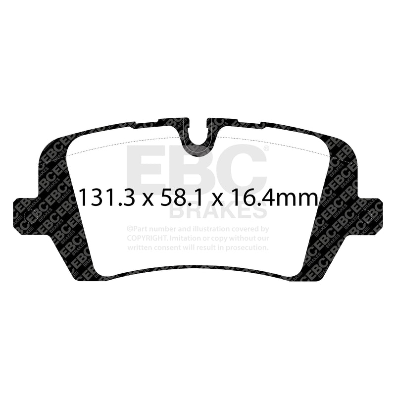 EBC DP42161R product-specific pad shape illustration