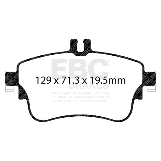 EBC DP22164 product-specific pad shape illustration