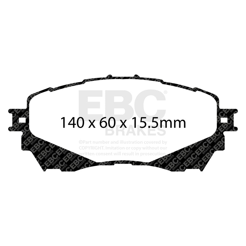 EBC DP42170R product-specific pad shape illustration