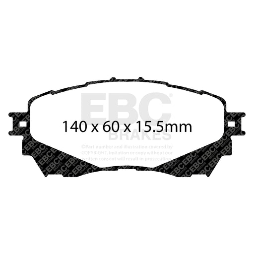 EBC DP42170R product-specific pad shape illustration