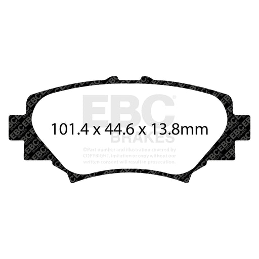 EBC DPX2186 product-specific pad shape illustration