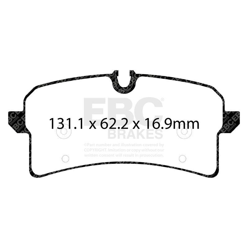 EBC DP52204NDX product-specific pad shape illustration