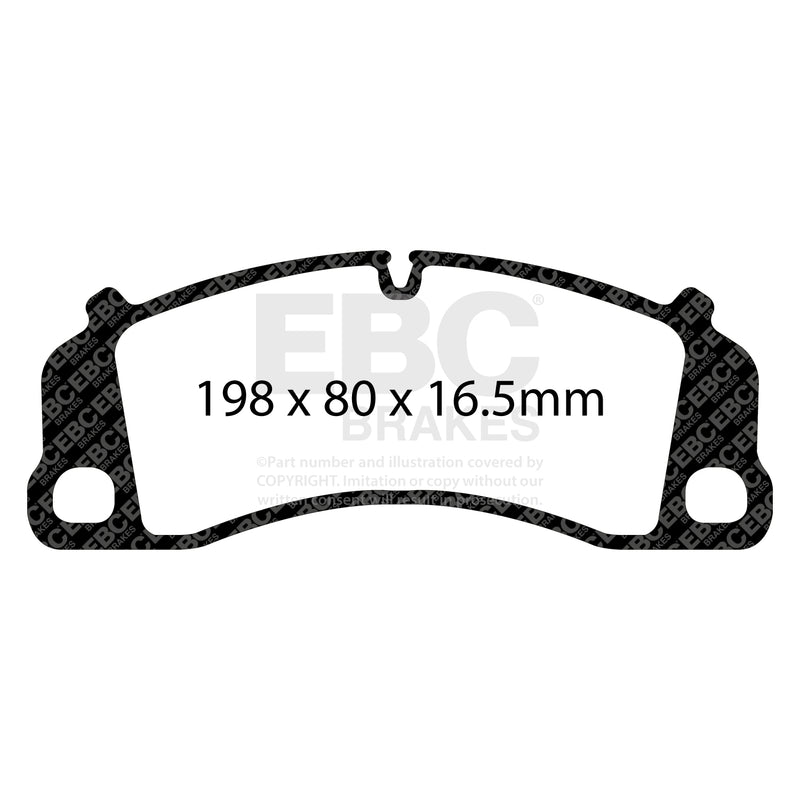 EBC DP82206RPX product-specific pad shape illustration