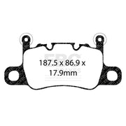 EBC DP82207RP1 product-specific pad shape illustration