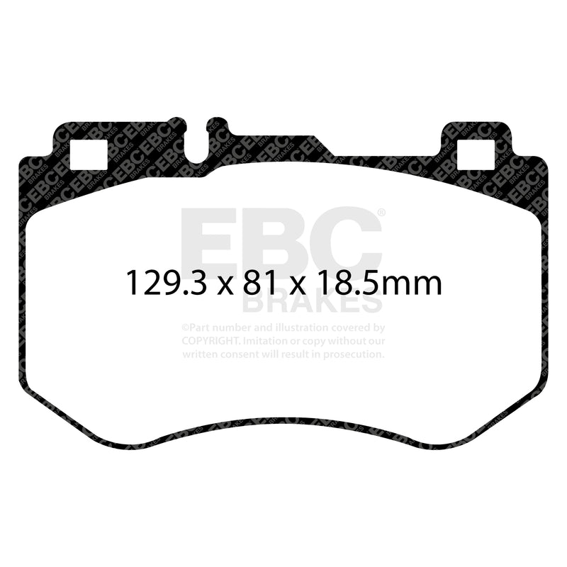 EBC DP42209R product-specific pad shape illustration