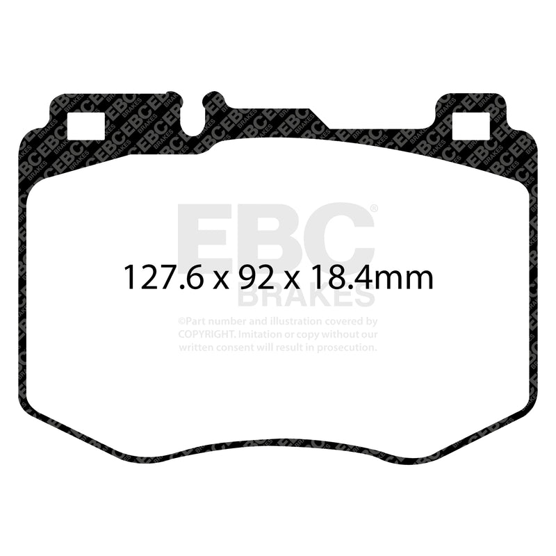 EBC DP32210C product-specific pad shape illustration