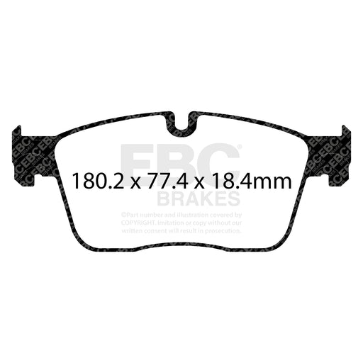 EBC DPX2253 product-specific pad shape illustration