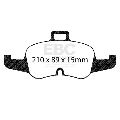 EBC DP32256C product-specific pad shape illustration
