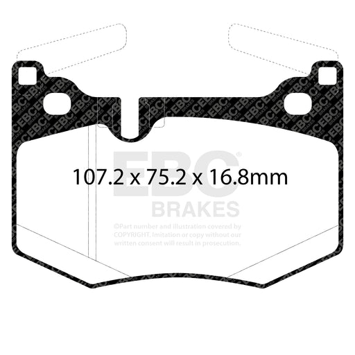 EBC DP42261R product-specific pad shape illustration