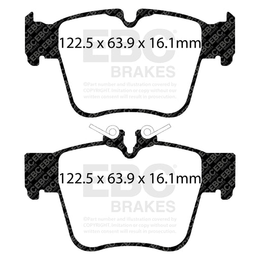 EBC DP42270R product-specific pad shape illustration