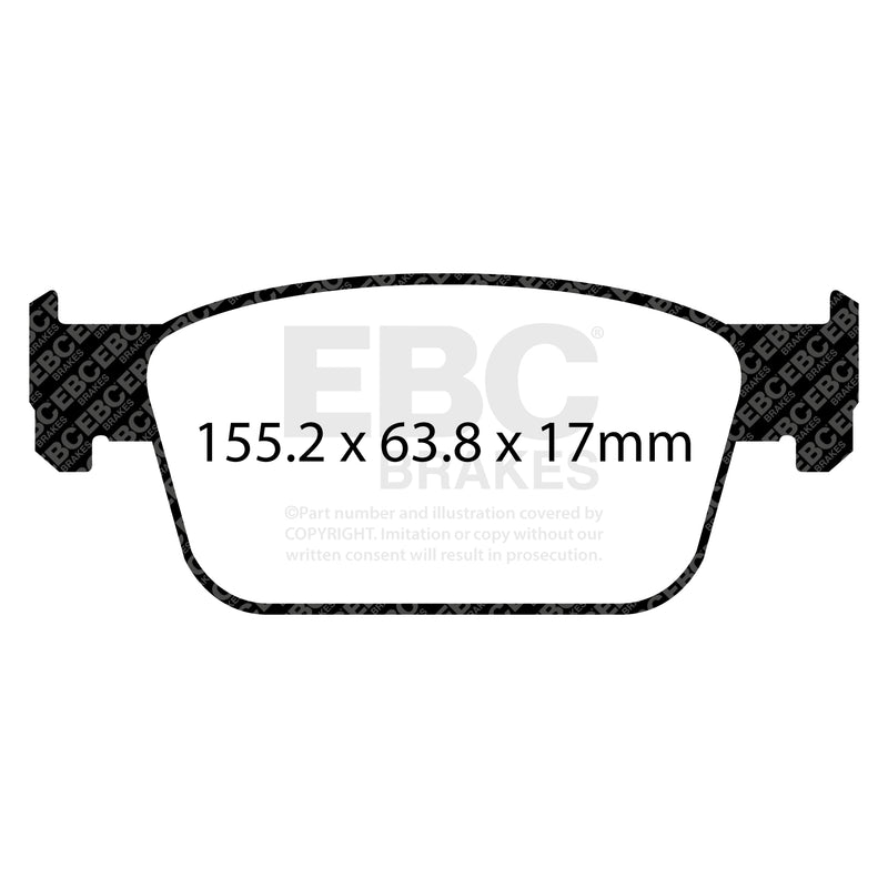 EBC DP42273R product-specific pad shape illustration
