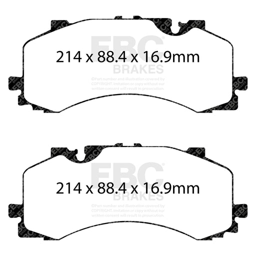EBC DP52279NDX product-specific pad shape illustration