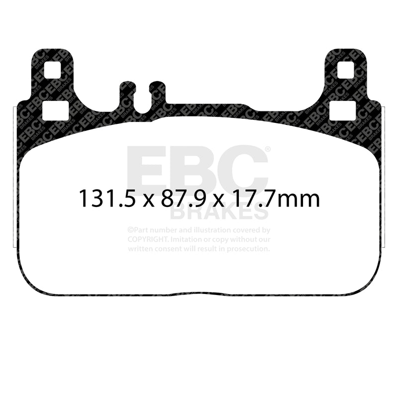EBC DP42284R product-specific pad shape illustration