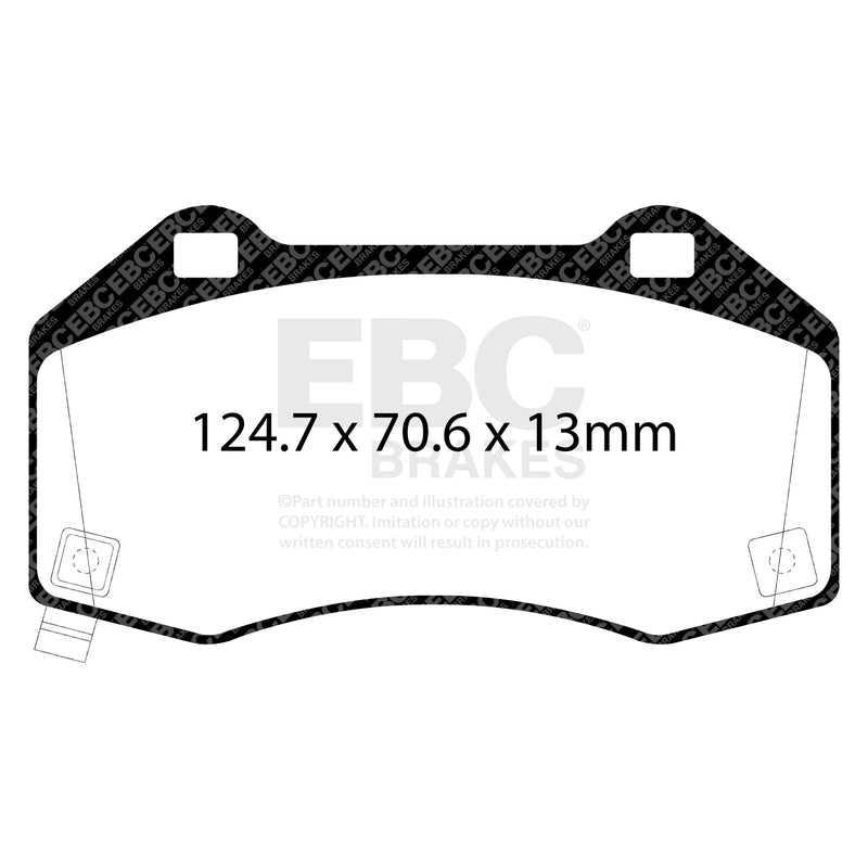 EBC DP42286R product-specific pad shape illustration