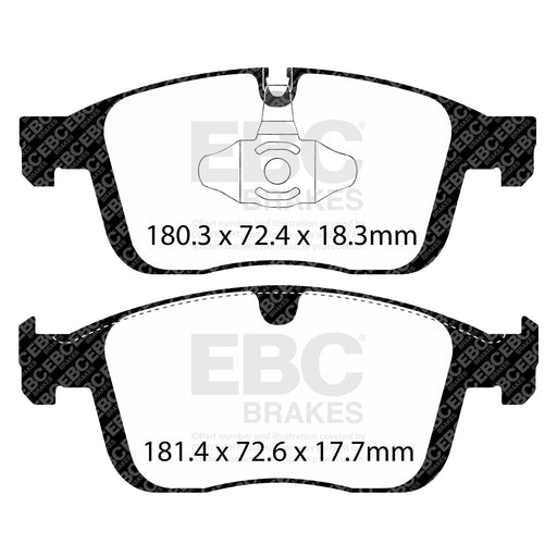 EBC DP42296R product-specific pad shape illustration
