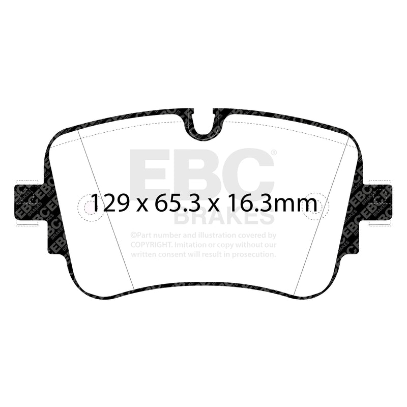 EBC DP32299C product-specific pad shape illustration