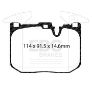 EBC DP42303R product-specific pad shape illustration