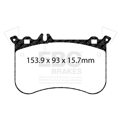 EBC DP42311R product-specific pad shape illustration