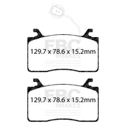 EBC DP32325C product-specific pad shape illustration