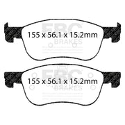 EBC DP42353R product-specific pad shape illustration