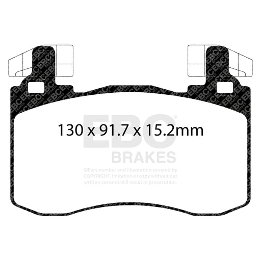 EBC DP42356R product-specific pad shape illustration