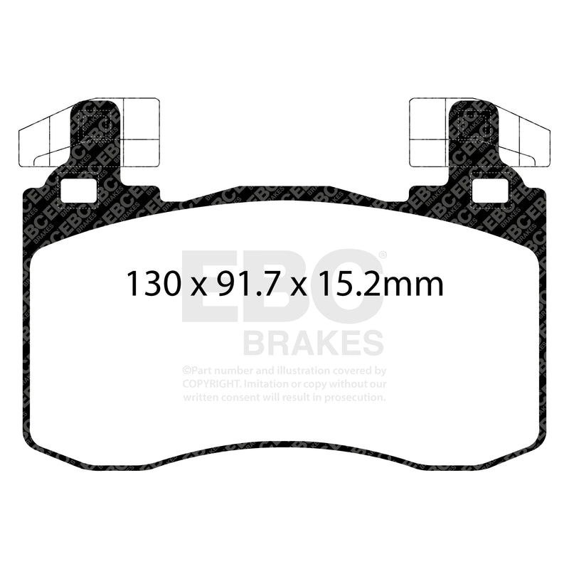 EBC DPX2356 product-specific pad shape illustration