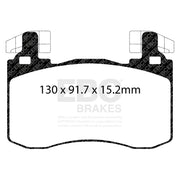 EBC DP52357NDX product-specific pad shape illustration