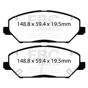 EBC DP42362R product-specific pad shape illustration