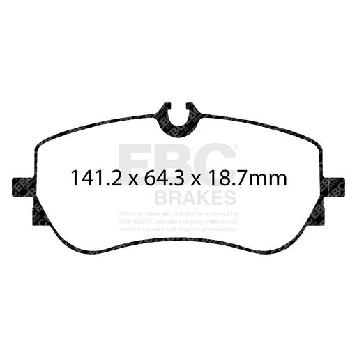 EBC DP62364 product-specific pad shape illustration