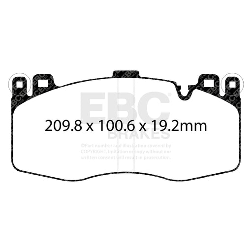 EBC DP52370NDX product-specific pad shape illustration