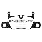EBC DP52371NDX product-specific pad shape illustration