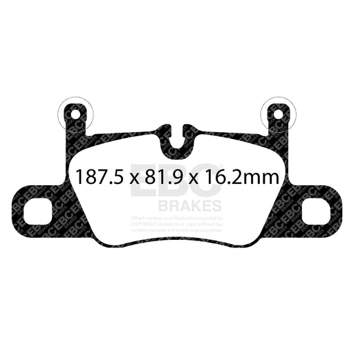 EBC DP52371NDX product-specific pad shape illustration