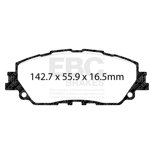 EBC DP42378R product-specific pad shape illustration