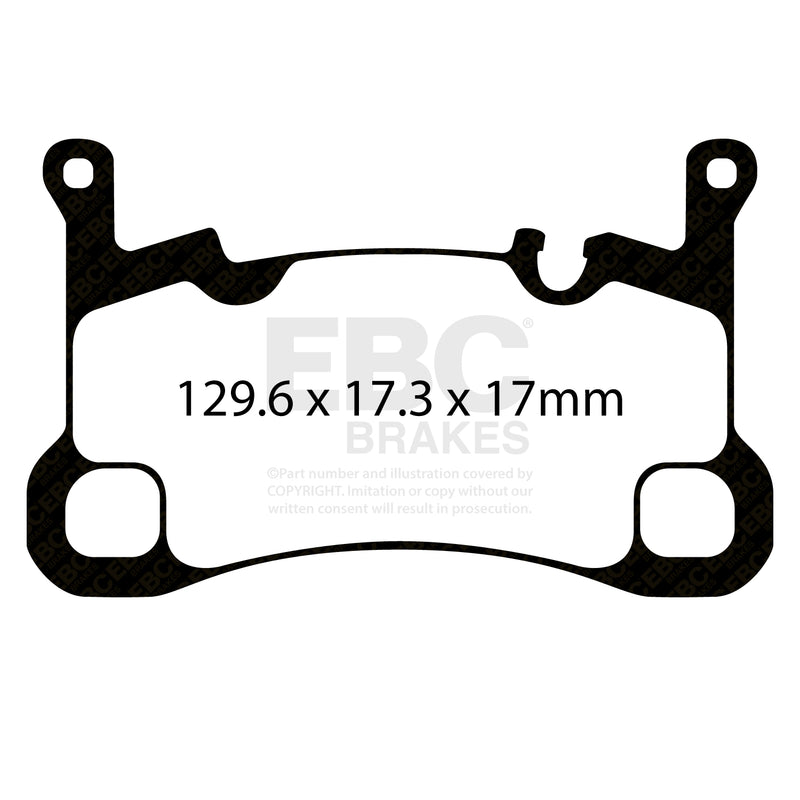 EBC DP42380R product-specific pad shape illustration
