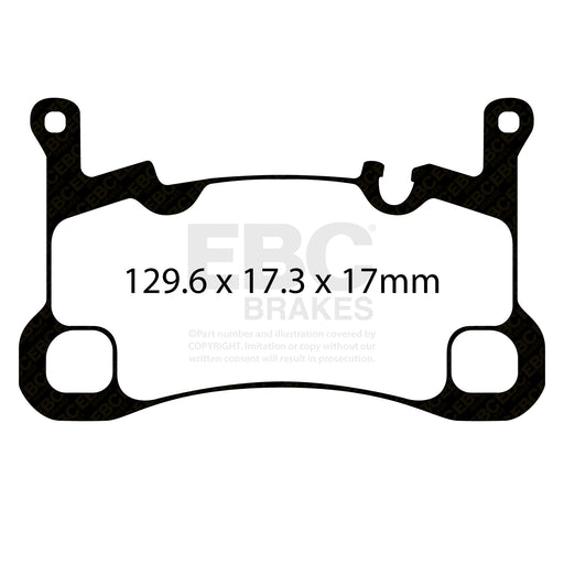 EBC DP42380R product-specific pad shape illustration