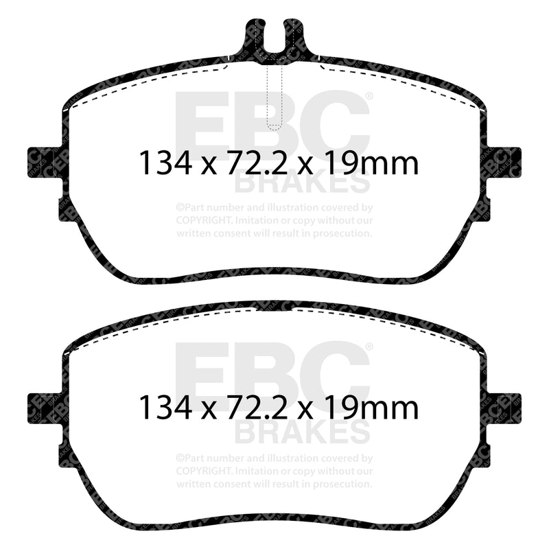 EBC DP42388R product-specific pad shape illustration