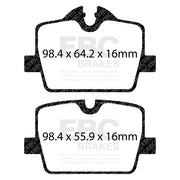 EBC DP52405NDX product-specific pad shape illustration