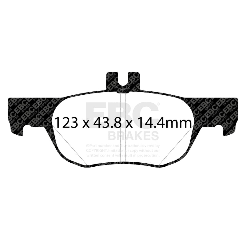 EBC DPX2413 product-specific pad shape illustration